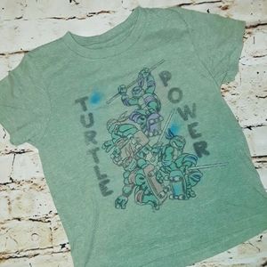 BOYS 4T NINJA TURTLES TEE ART + LOVE